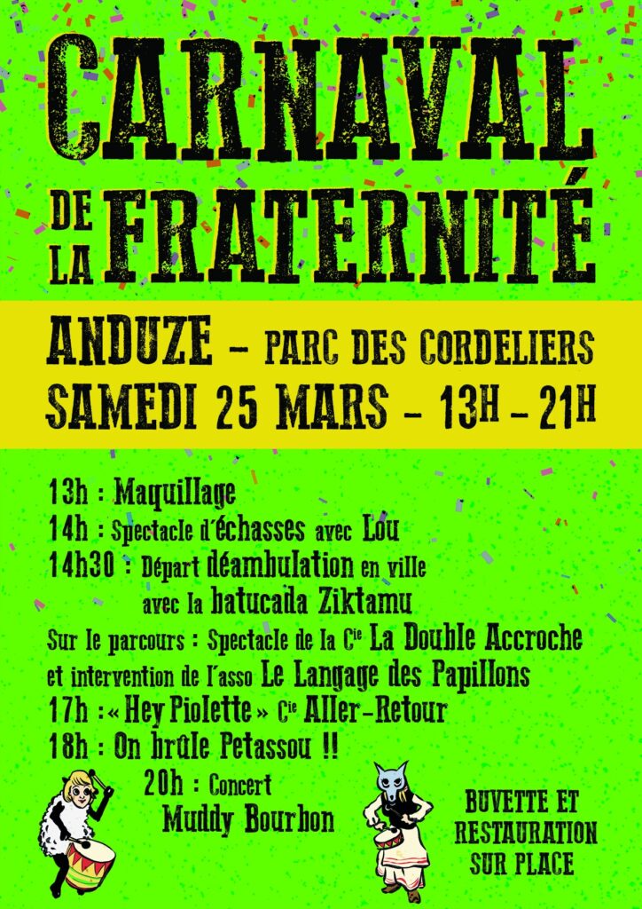 Carnaval de la Fraternité 2023 — programme